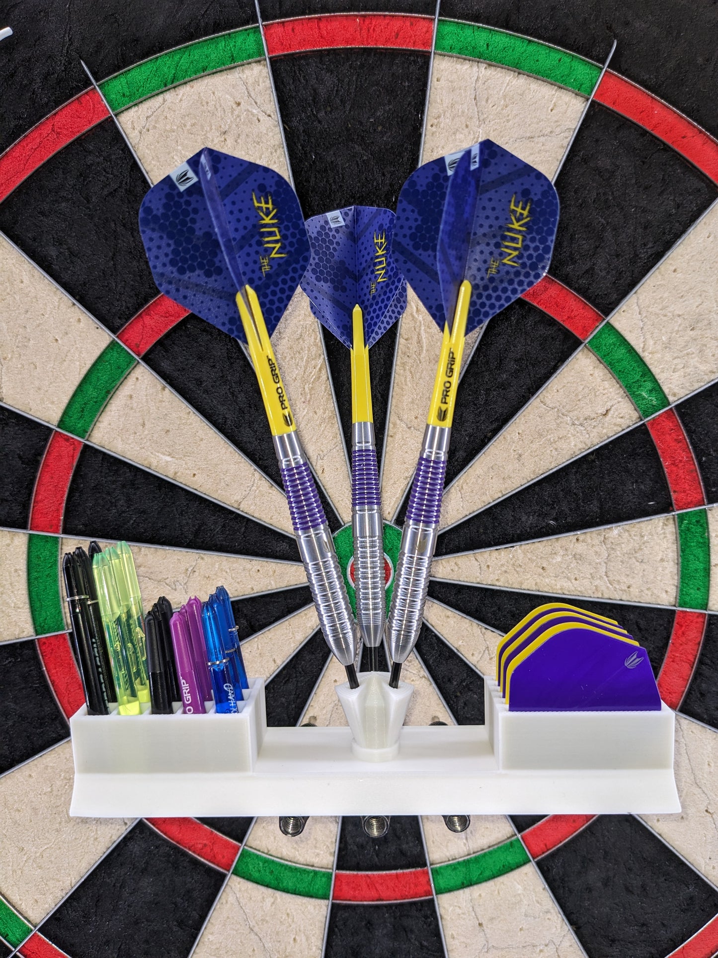 Showpiece Darts Holder with Flights & Stems Storage