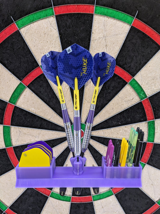 Showpiece Darts Holder with Flights & Stems Storage