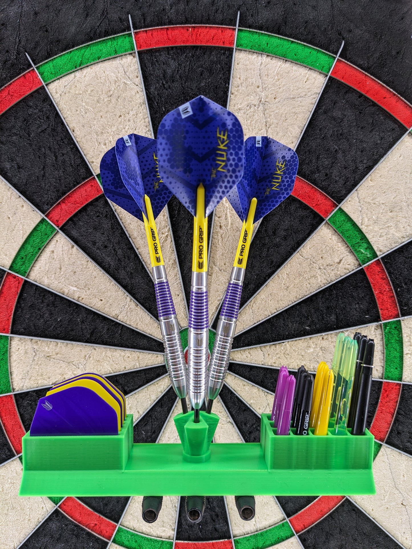 Showpiece Darts Holder with Flights & Stems Storage