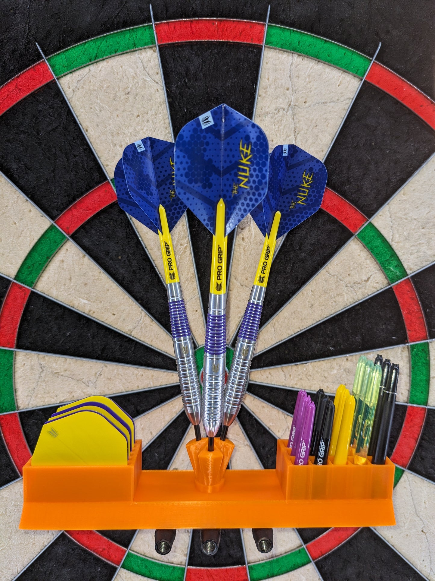 Showpiece Darts Holder with Flights & Stems Storage