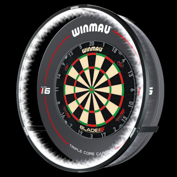 Dart Eyes i1 Complete Bundle - Blade 6 Dartboard & Surround with Winmau Plasma Light